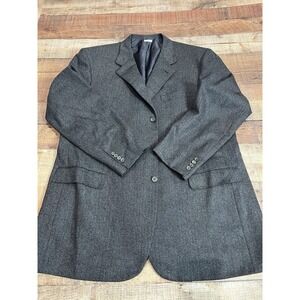 BRIONI PURE CASHMERE BLAZER HERRINGBONE ITALY GRAY (2264)‎